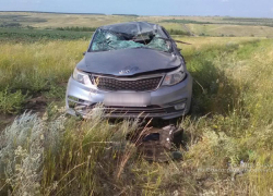 На пути из Камышина в Воднобуерачное «КИО РИО» улетела в кювет