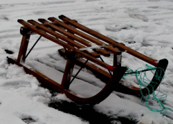 Немолодой кавалер в припадке ревности зарезал друга и повез труп катать по  улицам на санках