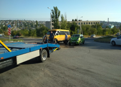 В Камышине  с утра произошло ДТП с участием маршрутки