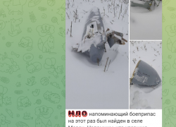 Предмет, похожий на фрагмент сбитого БПЛА, обнаружили в селе Морец, где делает остановку поезд Камышин - Москва