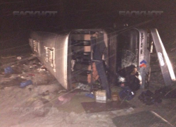 Автобус с паломниками перевернулся на трассе Ольховка-Камышин 