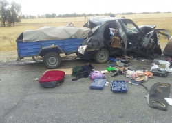 Смертельное лобовое ДТП разворотило два автомобиля на трассе Волгоградской области, - "Блокнот Волгограда"