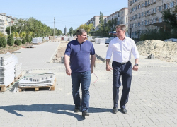 Андрей Бочаров наносит визиты в Камышин один за другим, не стал исключением и день выборов