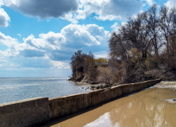 Непросыхающее болото портит вид центральной набережной Камышина: надо укреплять Висельный овраг! - камышанка