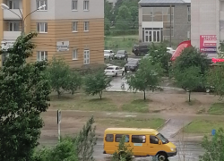Камышин накрыл дождь с ветром