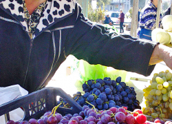 На рынках Камышина правит бал виноград