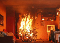 В Камышине на месте пожара на улице Кирова обнаружено тело 53-летнего мужчины