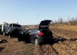 "Форд" и "УАЗ" в лобовую столкнулись на автотрассе между Камышином и Волгоградом: двое попали к хирургам