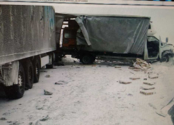 В двадцати километрах от Камышина, недалеко от поворота на село Дворянское, произошла массовая авария на трассе