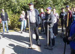 Депутаты Камышинской городской думы нацелились на новый субботник в захламленном парке Текстильщиков