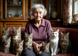 В Котово любовь бабушки к большой компании кошек довела "кошатницу" до суда