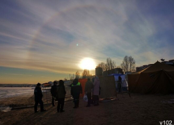 В Волгограде жителей потрясло солнечное гало на Крещение