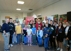 В Камышине встречу со школьниками провел экипаж парусника, совершающего кругосветное путешествие