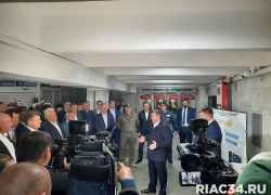 Администрация Камышина сообщает, что глава Станислав Зинченко принимает участие в учениях по ЧС в Волгограде