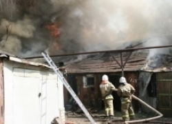 Пожар в селе Антиповка Камышинского района 