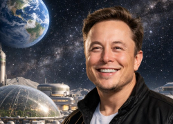 Земля в иллюминаторе: Маск пообещал построить первые города на Луне в течение 10 лет, - "Блокнот - Россия"