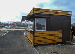 В Камышине в парке Текстильщиков появился первый чайный павильон