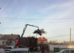 Камышане заметили на улицах города специальный автопогрузчик для застарелых мусорных куч