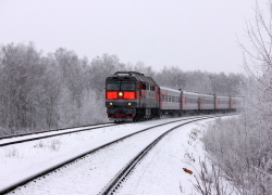 Несколько пассажирских поездов, которые следуют через станцию Петров Вал  в Камышинском районе, застряли из-за снегопада