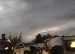 Жуткое смертельное ДТП случилось на пустынной  вечерней "сельской" автодороге между Камышином и Водно-Буерачным