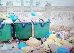 Камышане показали жуткую необслуживаемую мусорку в районе речного вокзала, с которой помои при дождях текут в Волгу (ВИДЕО)