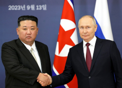 Салат с уткой и пельмени с крабом: стало известно, чем Владимир Путин угощал Ким Чен Ына, - "Блокнот - Россия"