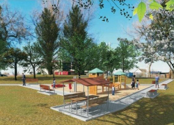 В городе Петров Вал Камышинского района появится новая площадка семейного досуга с детским городком