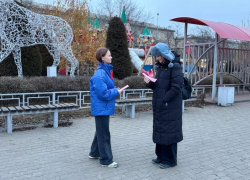В Камышине волонтеры напротив серебряного оленя рассказывали, как хорошо жить, и как плохо болеть СПИДом