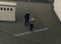 В Камышине в соцсетях опубликовали жутковатые ракурсы детей на крыше загса на улице Ленина
