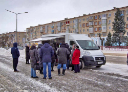 Фермерскую автолавку и по выходным покупатели окружают в очередь в Камышине