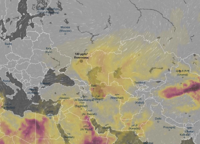 Камышан предупредили, что 7 ноября их будет испытывать на прочность пыльная буря
