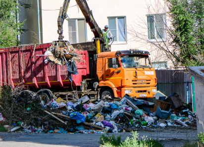В Камышине власти организовали отгрузку одной из самых «эпичных» городских свалок мусора