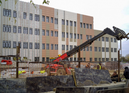 В Камышине пошел «обратный отсчет» до дня сдачи новой поликлиники