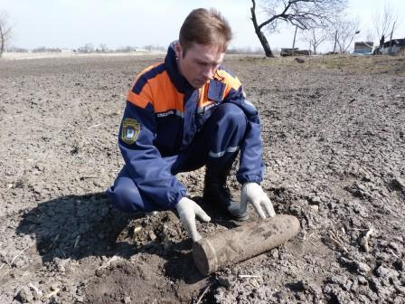 В Камышинском районе нашли снаряд времен Великой Отечественной