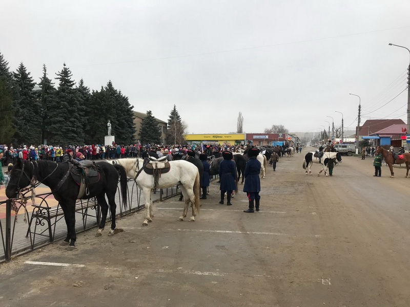 Кавалерийский взвод патрульно-постовой службы Камышина принимает участие в  100-километровом конном переходе