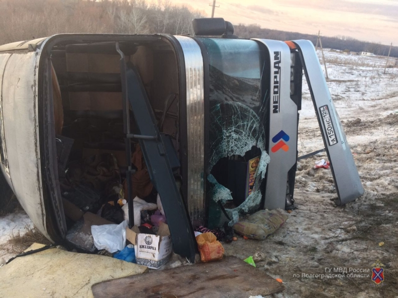 Утверждено обвинительное заключение водителю, по вине которого перевернулся автобус с пассажирами на трассе «Иловля- Камышин»