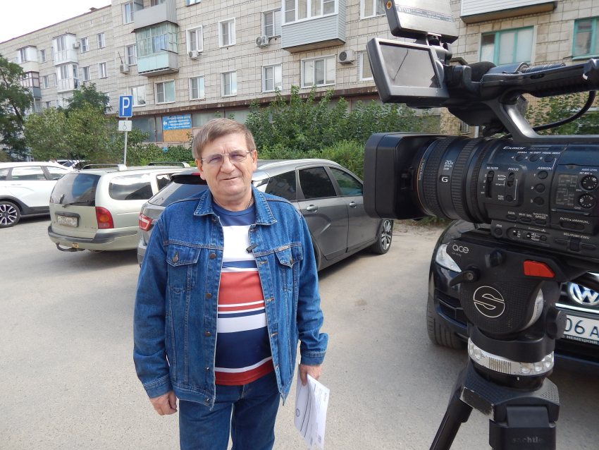 В Камышине свежее интервью для ЦТ записала сегодня съемочная группа НТВ - вновь с Анатолием Ярмоловичем