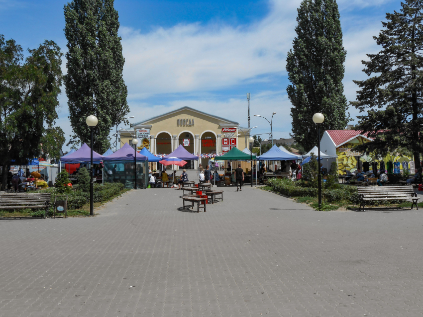 В Камышине торговцы загородили своими зонтами проход к «Победе» с улицы Ленина, в чем дело? - камышанка