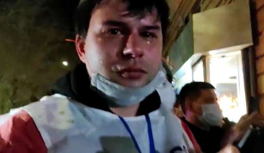 Журналисту «Блокнота Волгограда» распылили в лицо перцовый баллончик во время митинга, - «Блокнот Волгограда» (ВИДЕО)