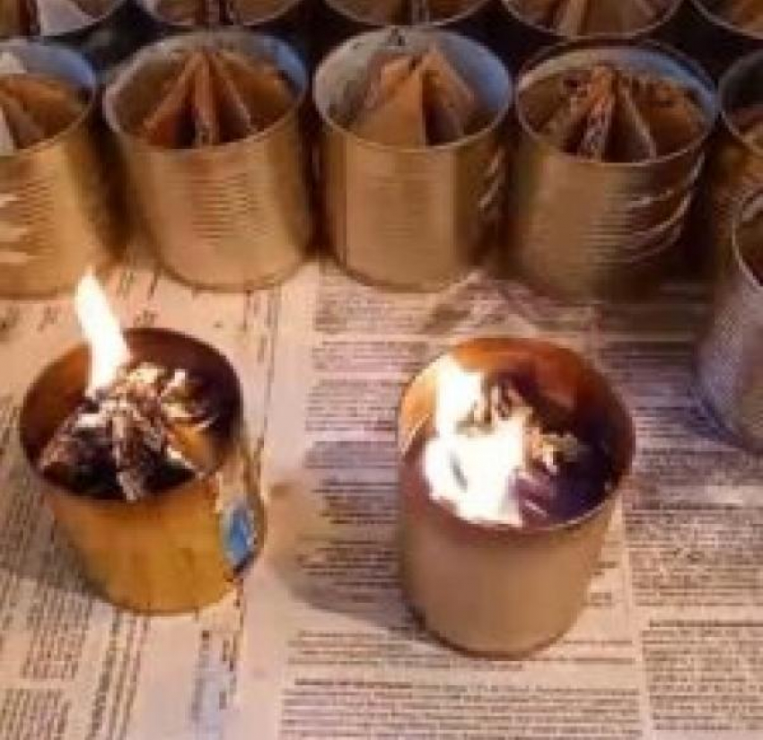 Районная камышинская газета обратилась к селянам с просьбой передать животный жир для окопных свечей