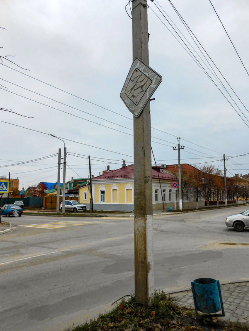 Что на дорожном знаке в Камышине, жираф? - камышанин