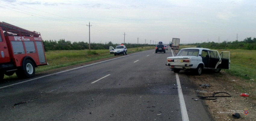 Кошмарную аварию с четырьмя пострадавшими и одним скончавшимся устроил у границы Камышинского района... лось 