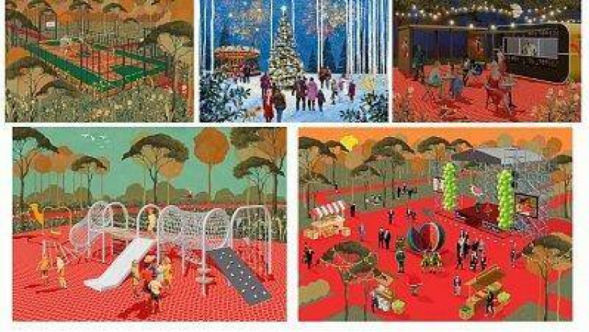 В Камышине нарисовали разные чудеса на дизайн-эскизах обновленного парка Текстильщиков и хотят выиграть на его реконструкцию 100 миллионов