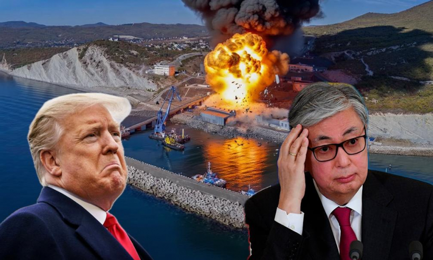 Зеленский отплатил Трампу и Токаеву за поддержку: в Новороссийске уничтожен терминал КТК с  нефтью США и Казахстана, - «Блокнот - Россия"