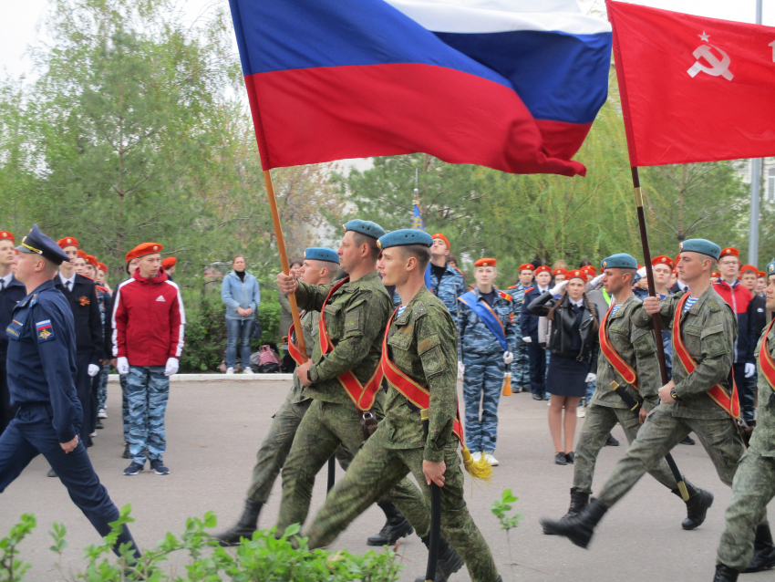 В Камышине прошла репетиция праздничного парада 9 мая