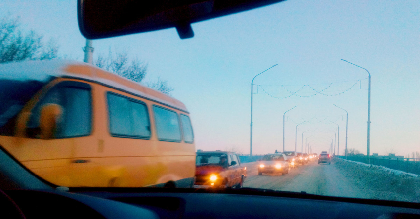 Прошедший снегопад «дезориентировал» камышинских водителей?