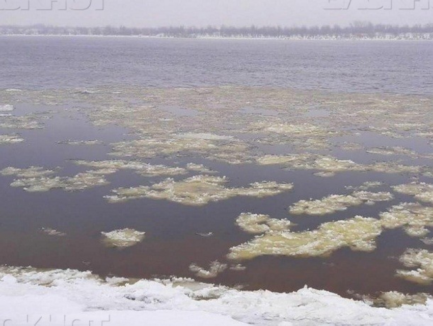 Жители Волгоградской области ищут разгадку феномену зеленого льда, который плавает по Волге