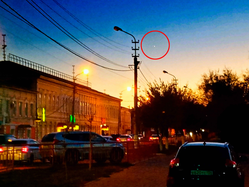 Камышане утверждают, что вчера, 31 октября, над городом видели НЛО