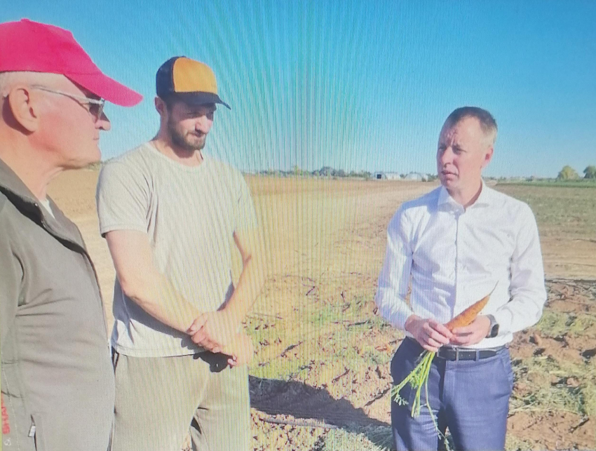 Депутат камышан в Госдуме Алексей Волоцков с морковкой в руках отчитался, чем занят в эти дни