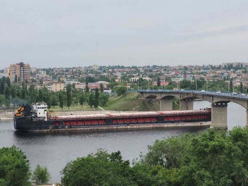 У Камышинского элеватора продолжается отгрузка зерна в Иран - оно транспортируется сухогрузами класса «река-море"